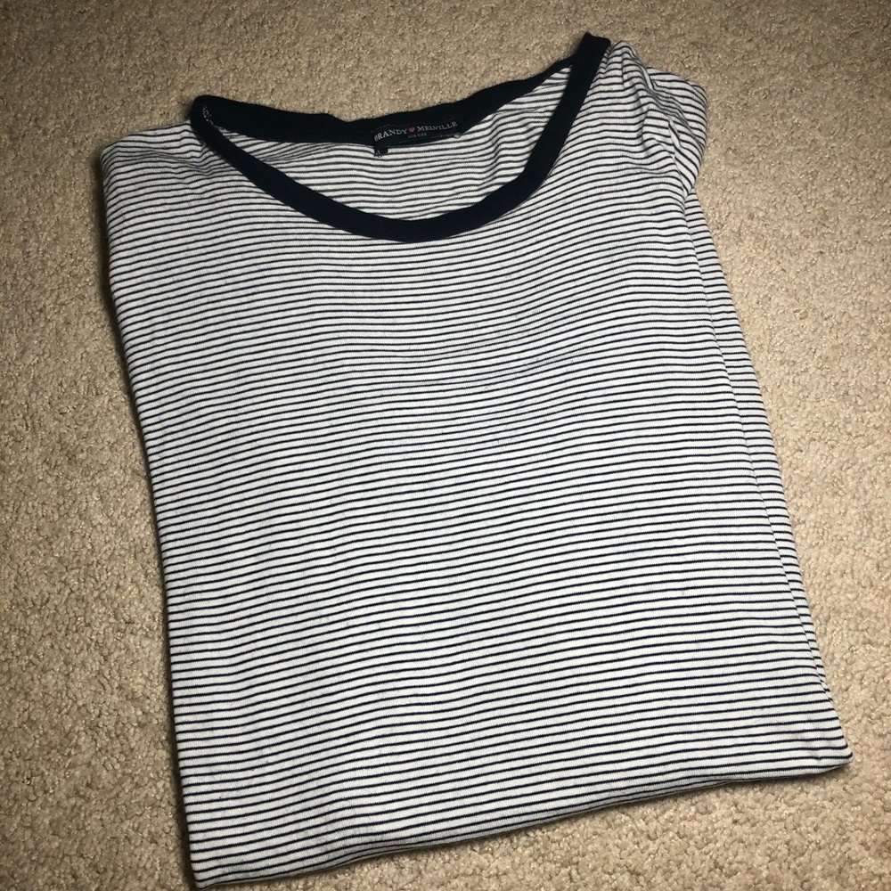(NWOT) Brandy Melville - Striped T-Shirt Dress - Picture 2 of 4